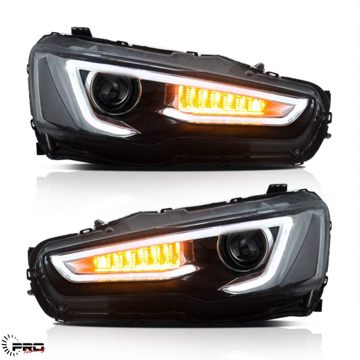 Sonar Mitsubishi Lancer EX 08 EVO X Headlights – Audi A5 look - Pro Tuning