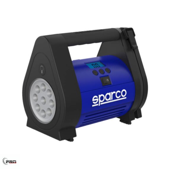 SPARCO SPT160 AIR COMPRESSOR + TIRE GAUGE - Image 2