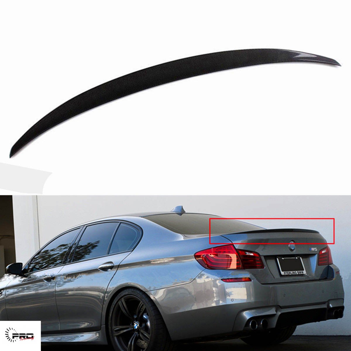 Bmw F10 Spoiler M Performance Look - Pro Tuning
