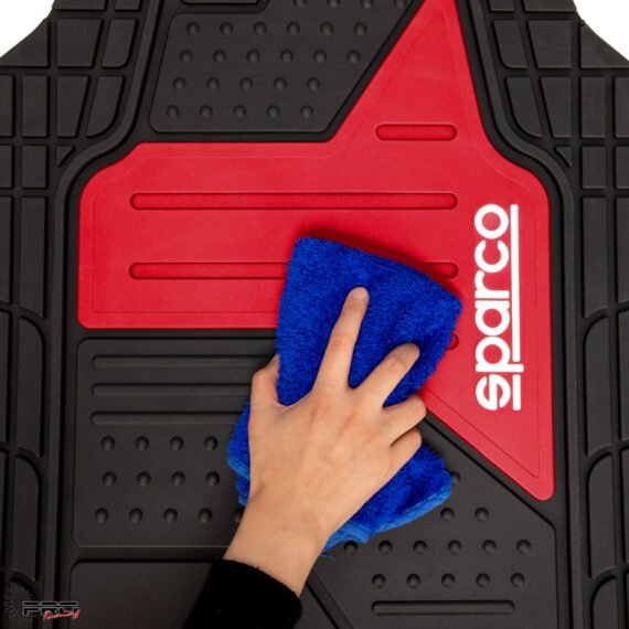 Sparco Car Mat Black/RED SPF511RD - Image 5