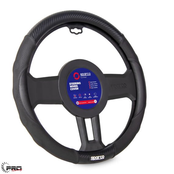 SPARCO STEERING WHEEL COVER SPS125BK - Image 2