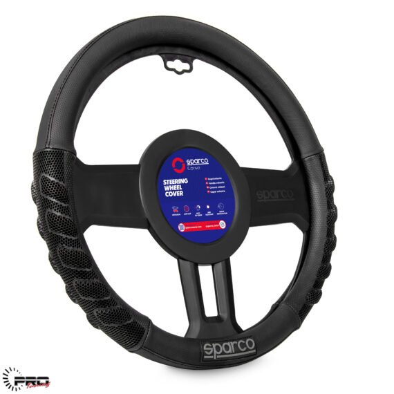 SPARCO STEERING WHEEL COVER SPS101BK - Image 2