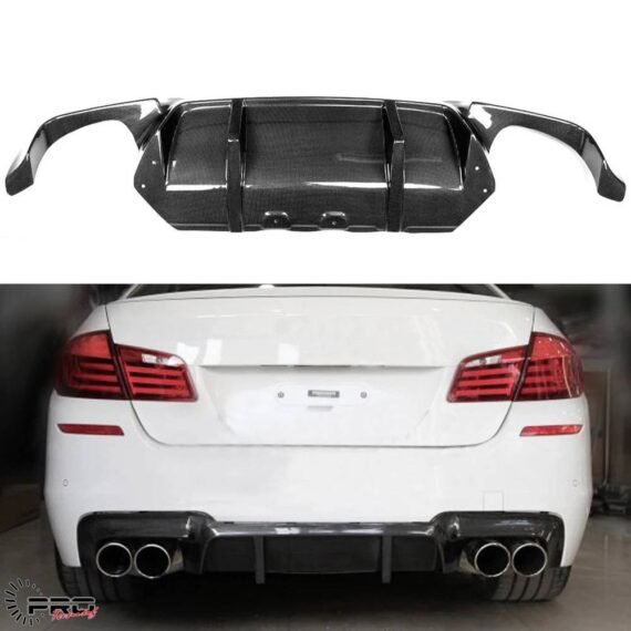 Bmw F10 Rear Diffuser M5 (Carbon Look) - Image 2