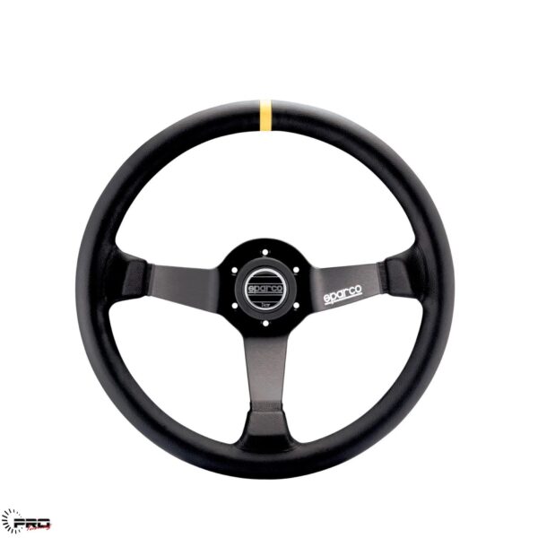 SPARCO STEERING WHEELS - STRWHL 345 LEATHER BLACK