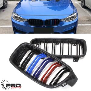 Bmw F30 Grill (Carbon Look) Double Blades / 3 colours