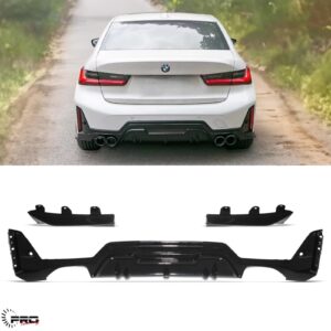 Bodykit Bmw G20 LCI 2022+ Rear Diffuser for 340i ( Dual exhaust Holes)