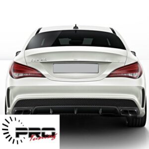 Bodykit Mercedes W117 Rear Diffuser CLA45 Look with Exhaust Tips