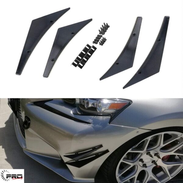 Canard 4 pieces Front Bumper