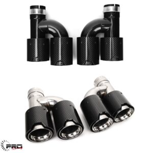 EXHAUST TIPS BMW DOUBLE CARBON