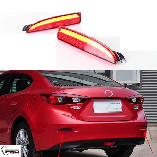 Fog Mazda 3 2015-2018 Rear Bumper Led