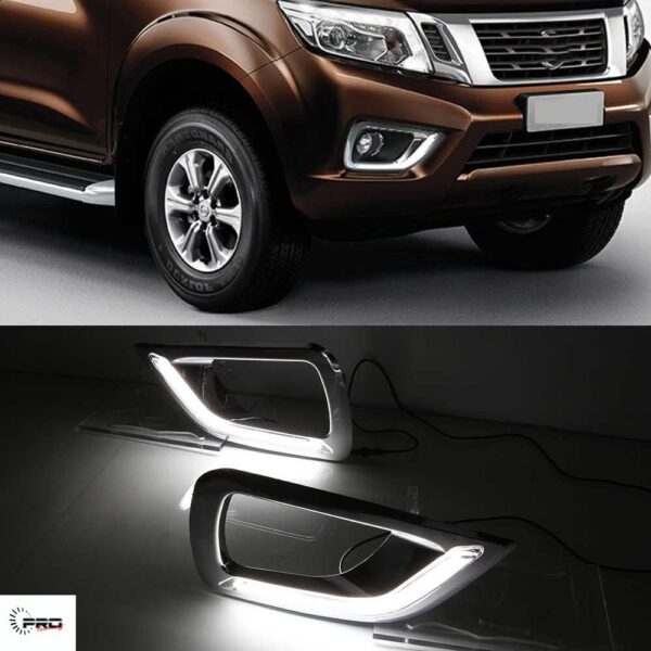 Fog Navara 2015+ DRL Cover Chrome