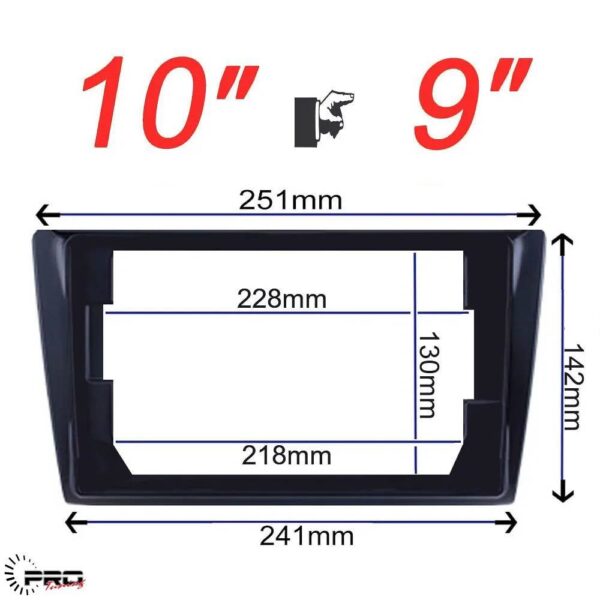 Frame Android 10.1" to 9"