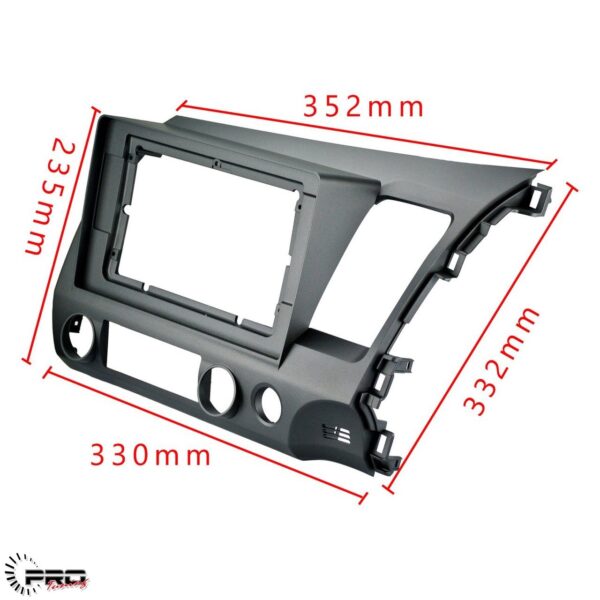 Frame Honda Civic FD2 Android (10.1 Inches) with Wiring