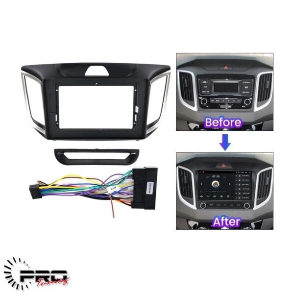 Frame Hyundai Creta Android 9" + Wiring + CANBUS