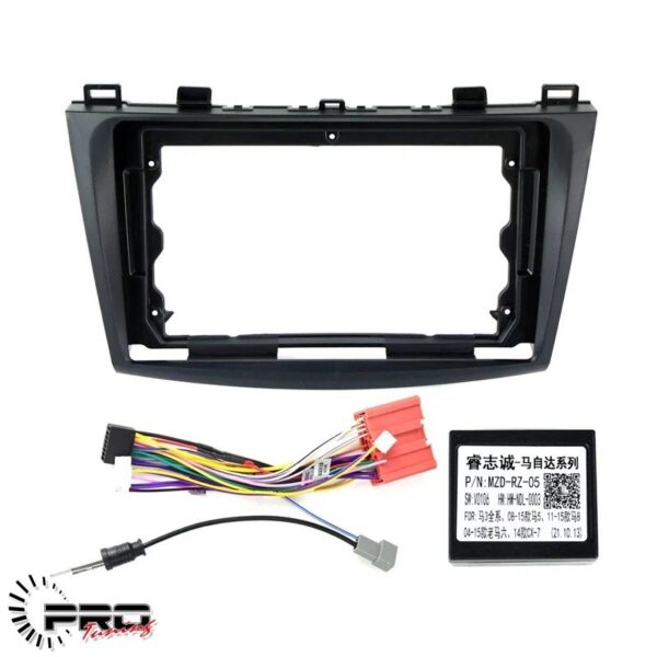 Frame Mazda 3 2004 - 2009 Android (9 Inches) with Wiring + Canbus