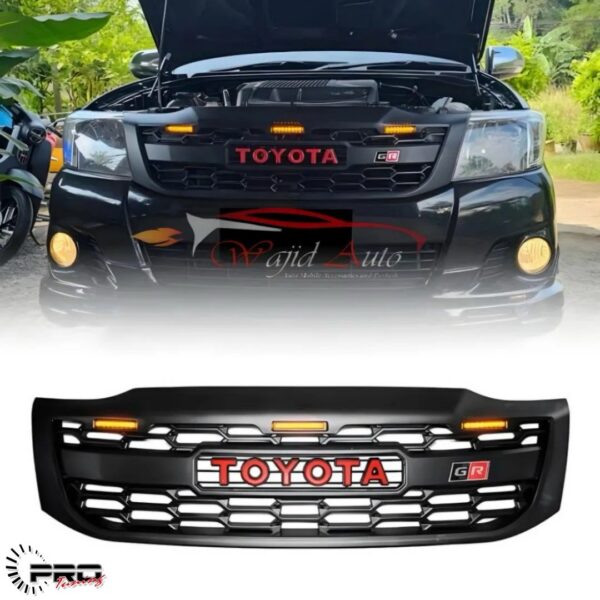 Grill Toyota Hilux 2008-2011 Toyota + GR Logo