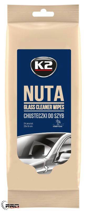 K2 K500 GLASS CLEAN WIPES 24 WIPES
