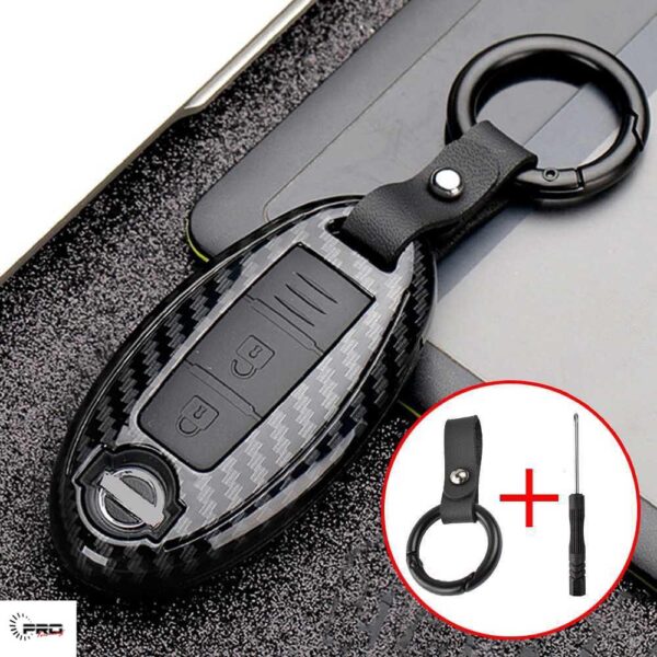 Nissan Key Case Carbon
