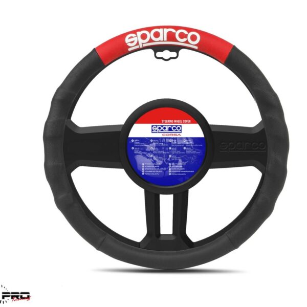 SPARCO SPC1111RS STEERING WHEEL COVER