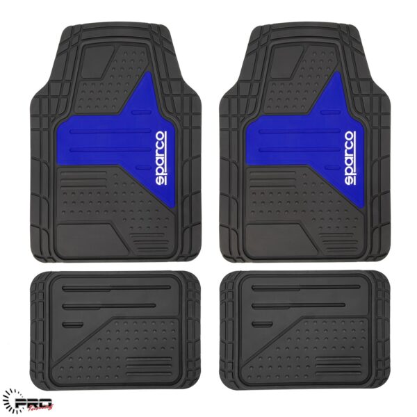 Second image of Sparco Car Mat Black/RED SPF511BL