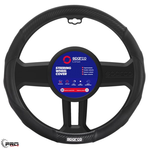 SPARCO STEERING WHEEL COVER SPS125BK