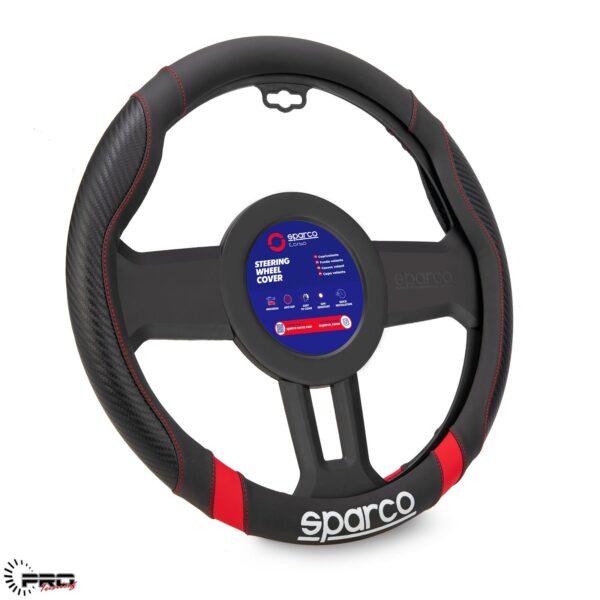 Second image of SPARCO STEERING WHEEL COVER SPS132RD