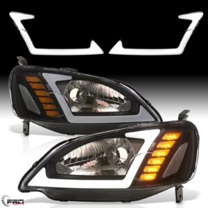 Sonar Honda Civic ES 01-03 Black Housing With LED