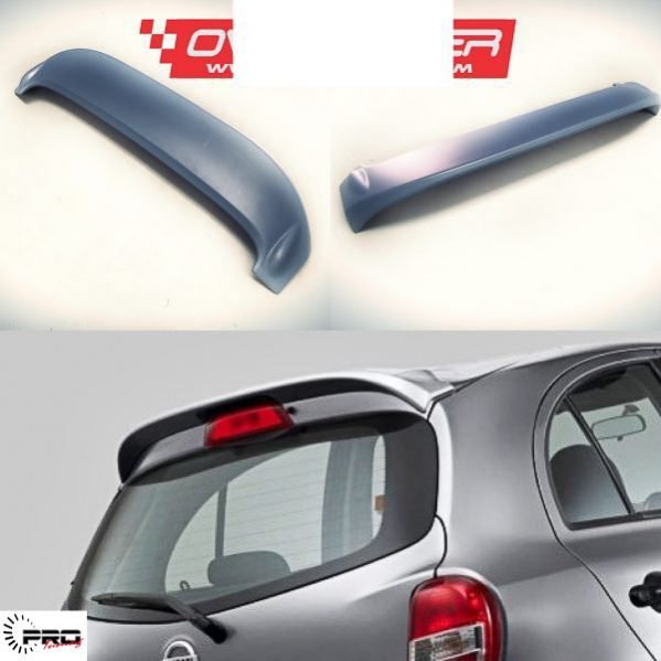 Spoiler Nissan March AK13 (Black Painted)
