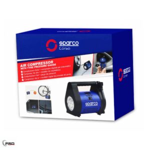 SPARCO SPT160 AIR COMPRESSOR + TIRE GAUGE