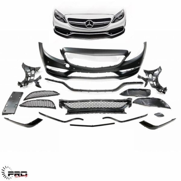 Bodykit Mercedes W205 Front Bumper AMG C63 Look