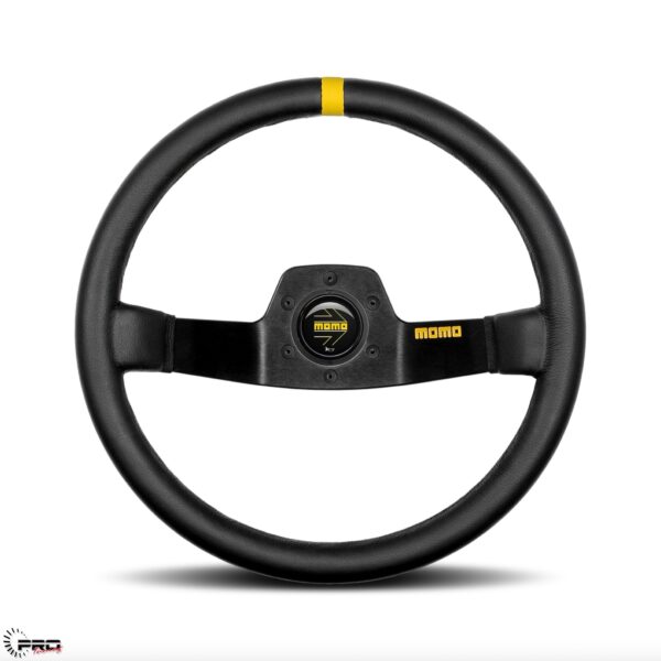 Momo Steering Wheels  MOD 02 350mm Black Leather