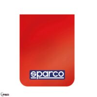 SPARCO MUD FLAP PAIR 4MM FIA - RED