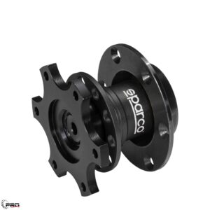 SPARCO STEERING WHEEL QUICK RELEASE RACING BLK/YELL