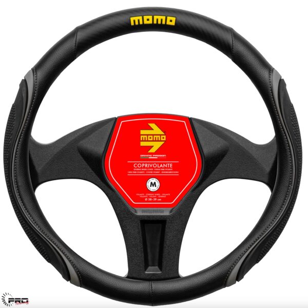 Momo Steering Wheel Cover WAVE BLACK-CARBON M