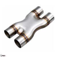 Exhaust X-Pipe Double Inlets